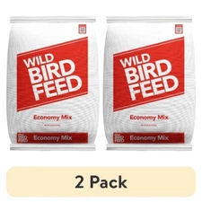 (2 pack) Economy Mix Wild Bird Feed, Value Bird Seed Blend, Dry, 20 lb. Bag