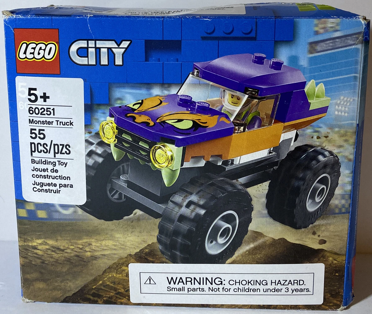 LEGO City Monster Truck 60251 Building Sets for Kids (55 Pieces)