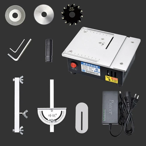 Präzisions-Mikro-Tischkreissäge DIY-Modellbau Kunststoff PVC Schneidemaschine - Bild 5 von 12