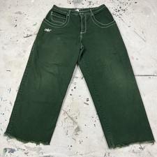Vintage 90s Y2K JNCO Baggy Denim Jeans Mens 36x30 Wide Leg Loose Skater USA