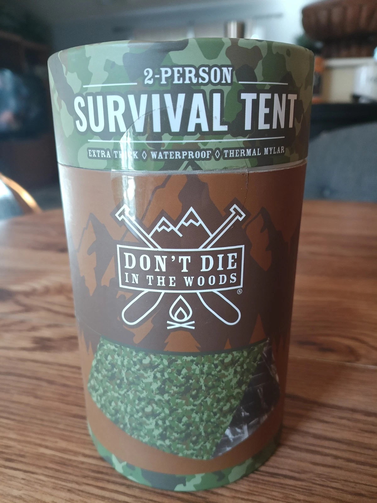 Don't Die In The Woods - Survival Tent - Made with Extra-Thick Heat Flex Mylar