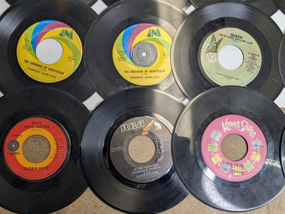 x50+ MIXED LOT 45 RPM Records Rock Punk Folk Jazz Blues Pop Classical Big Band Foto 4 de 4