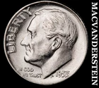1955 Roosevelt Dime- Silver- Choice Gem Brilliant Unc- No Reserve #K2866