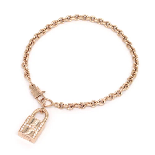 HERMÈS Bracciale HERMES Kelly Cadena misura SH diamante K18PG P0031437