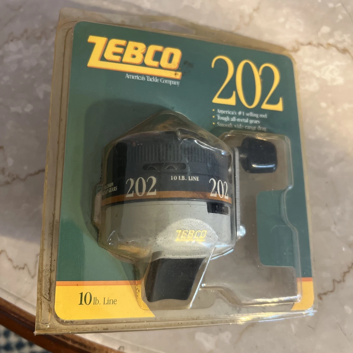 Moulinet de pêche vintage Zebco 202 Spin Cast 1989 large gamme ... - eBay