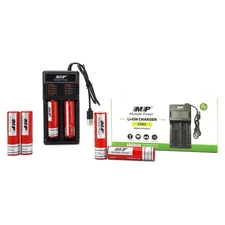 New 3.7V Button Top Rechargeable Battery 3000mAh Li-ion Battery Cell