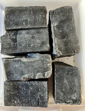 Selling unpackaged, maybe Factory rejects Dr. Squatch Pine Tar Soaps.  NO Box.