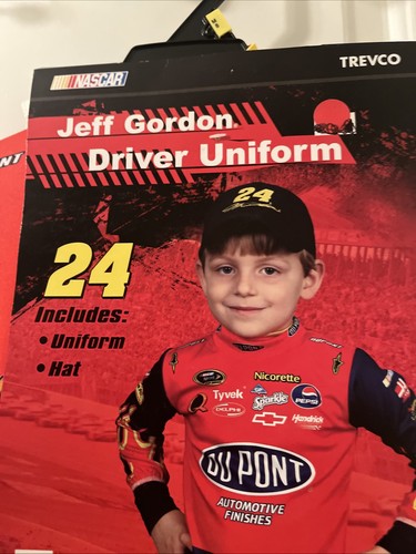 Kinder Unisex Jeff Gordon #24 Fahrer Uniform Kostüm 2-teilig Größe M 6-8 mehrfarbig - Bild 3 von 12