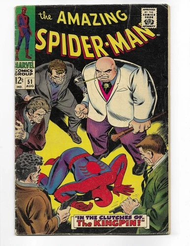 Amazing Spider-Man 51 1967 Marvel Comics VG 4.0 2nd App Kingpin
