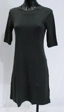 Michael Stars Women's Milo Elbow Sleeve Crew Neck Mini Dress LB3 Oxide Size XS