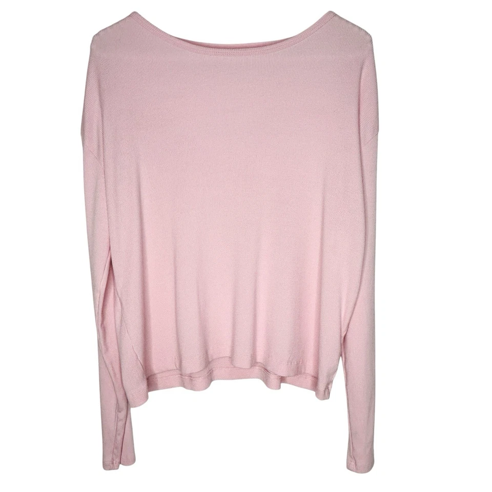 Conjunto de Pijama Papinelle Mujer Pequeño Rosa Acanalado Modal Ropa de Salón Dormir Ocio Foto 3 de 4