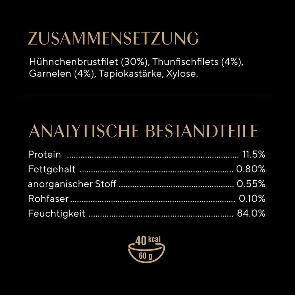 SHEBA Filets - Feinstes Katzennassfutter (16 x 60g) Schalen mit Huhn - Nassfut - Bild 4 von 4