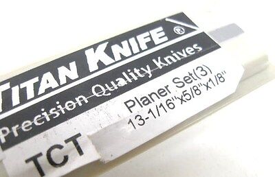 Set of 3 13-1/16 x 5/8 x 1/8 HSS Planer Blades For Jet JPM-13 Grizzly Delta