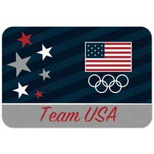 Olympics Team USA  Wincraft 20" X 30" Indoor Welcome Home Dorm Floor Mat NEW!
