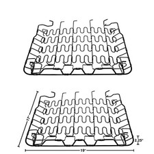 19661977 Bronco 196570 Mustang Front Seat Bottom Spring Pair Right Left Side