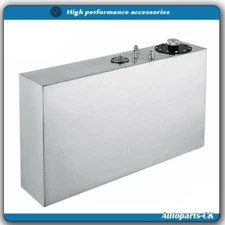 NEW  SLIM ALUMINU 17 GALLON/64L RACE/DRIFT FUEL CELL GAS TANK+LEVEL SENDER