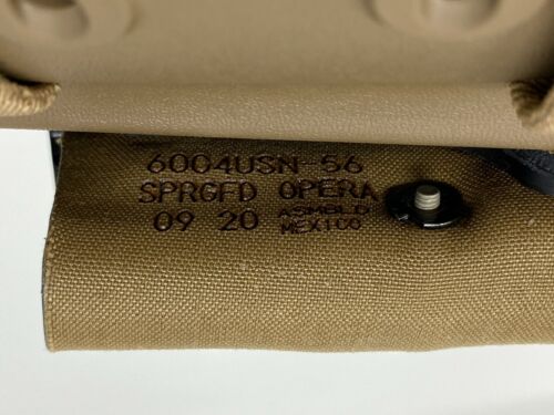 Safariland® 6004USN SLS RH Leg Rig Holster 1911 5" w Rail, Cordura® Coyote Brown - Picture 10 of 12