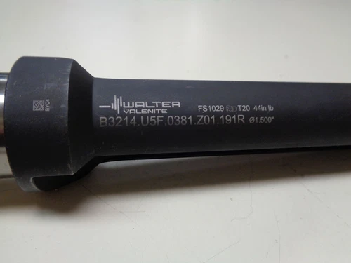 NEW 1.5" WALTER VALENITE INDEXABLE COOLANT THRU DRILL B3214.U5F.0381.Z01.191R