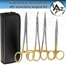 Unused 4 Piece German Sutureless Vasectomy Set, Urology Surgical Instruments O.R