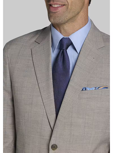 36S Jos A Bank Men's 2 pc Suit Tailored Fit Blazer Pants 30Wx36L D120694 3YF8 - Picture 6 of 15