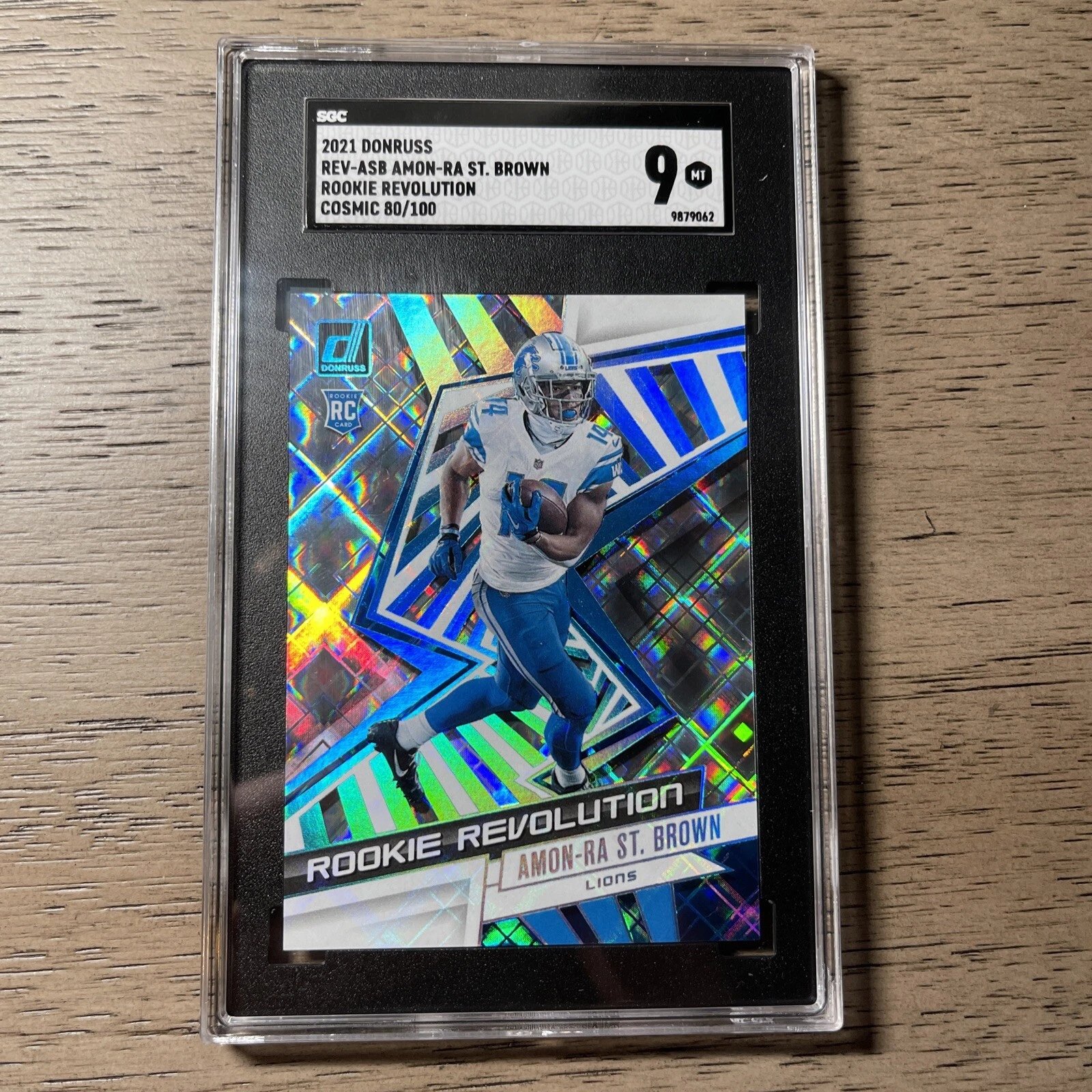 Amon-Ra St. Brown Panini Donruss Rookie Revolution #REVASB Cosmic