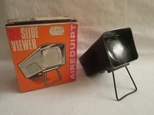 Vintage Airequipt 12xSlide Viewer Original Box, Stand, Booklet Made in the USA