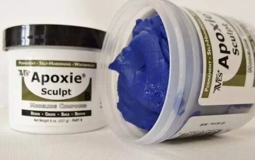 Aves Apoxie Sculpt Blue 1 Lb. Air Dry Modeling Clay Compound