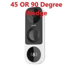 Hikvision 45 OR 90 Degree Angle Wedge for DS-HD1 (VIDEO DOORBELL NOT INCLUDED!!)