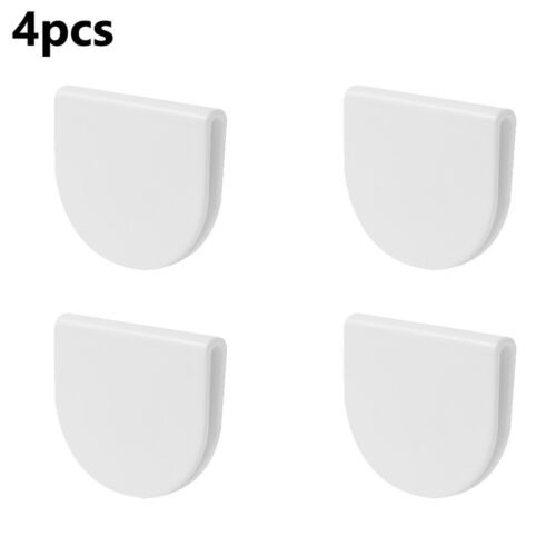 Practical Bathroom Curtain Clips Pack of 4 Self Adhesive and Waterproof - Picture 1 of 11
