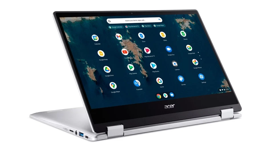 Acer Chromebook Spin 314 14" HD Touch- Intel Celeron N4500 - 8GB - 128GB eMMC - Image 3 of 4