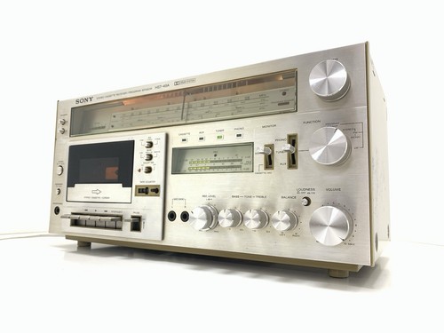 Sony Stereo Cassette Deck Receiver System HST-49A Vintage 1980 Working Good Look - Picture 9 of 15