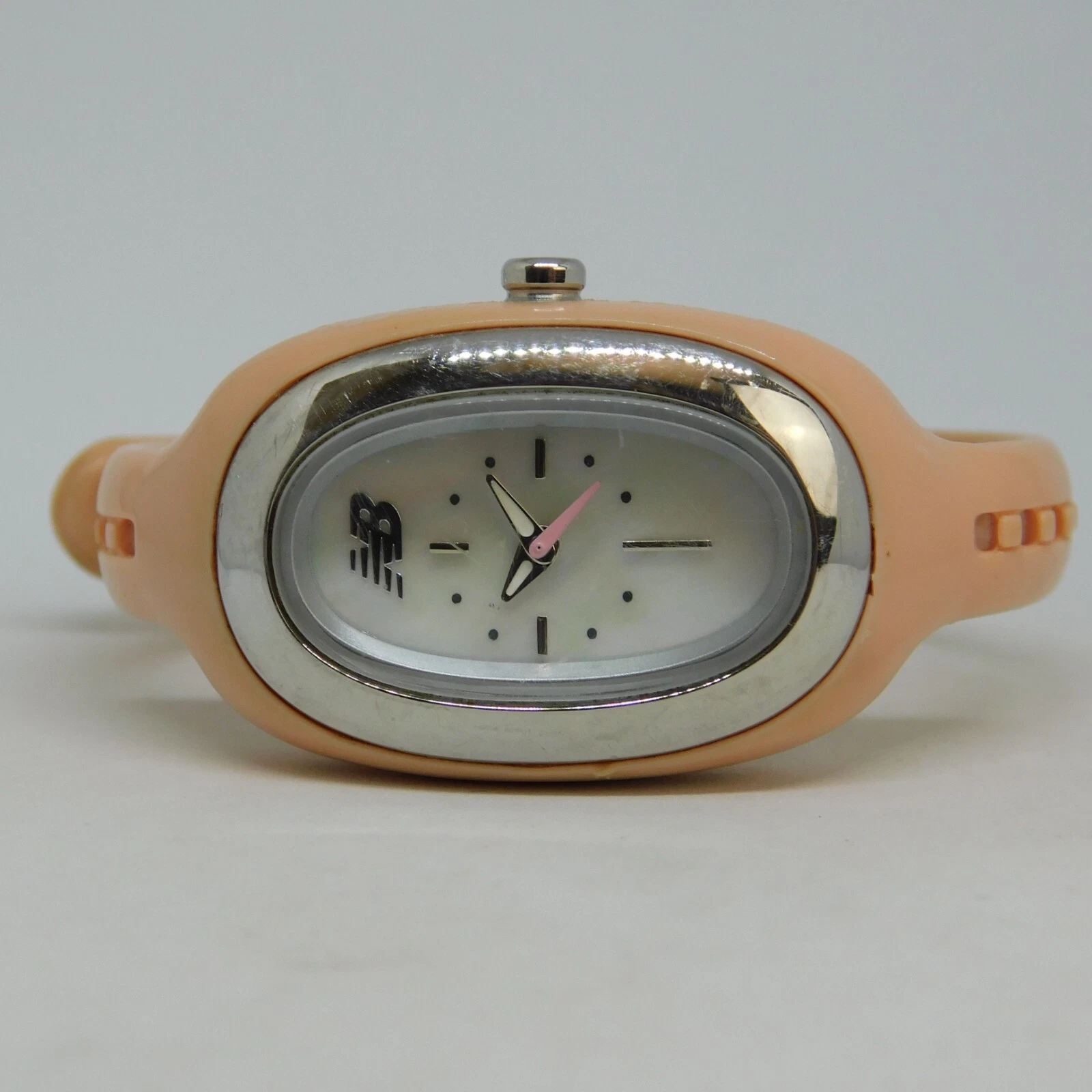 Orologio donna analogico quarzo tono rosa New Balance 0D9 WR 50M batteria nuova