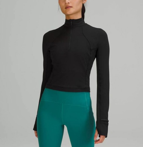 RULU RUN CROPPED HALF-ZIP 