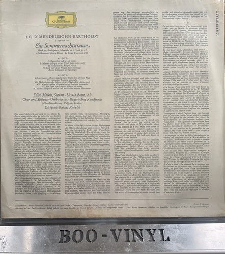 SEALED DG RECORD Felix Mendelssohn-Bartholdy - Ein Sommernachtstraum - Imagen 2 de 2