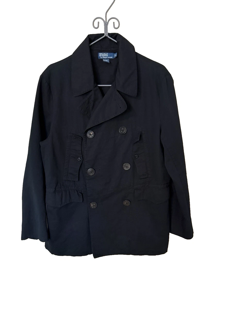 Polo Ralph Lauren Pea Coat Black Coats, Jackets & Vests for Men
