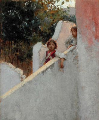 John Singer Sargent Ricordi di Capri Canvas Print 8x10 Giclee Wall Art Decor