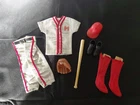 VTG Mattel Barbie Ken Doll's Baseball Uniform - Set #792 - Play Ball! Complete