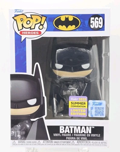 Funko Pop Heroes BATMAN 569 DCU Funko 2025 SUMMER CON LIMITED EDITION +Protector