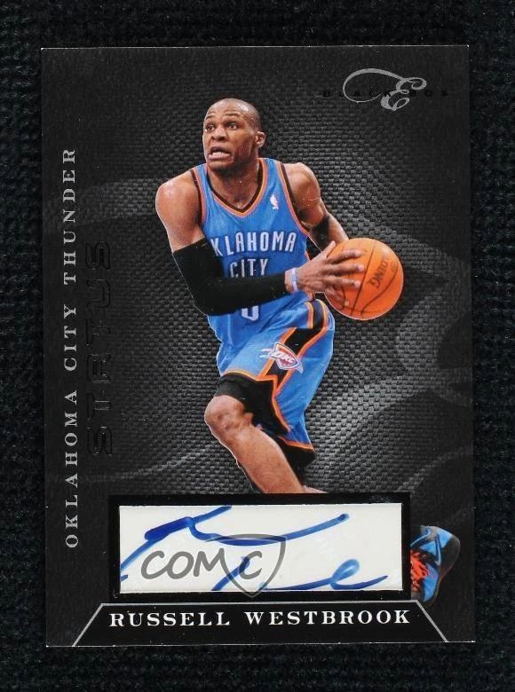 Russell Westbrook Auto NBA カード 25+ Russell Westbrook Autographed NBA Basketball Trading Cards