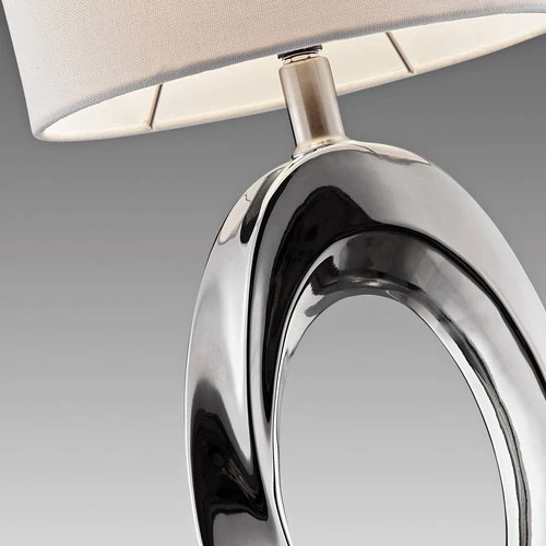 Lite Source Clover 26 1/2" Chrome Finish Modern Ceramic Table Lamp - Picture 3 of 3