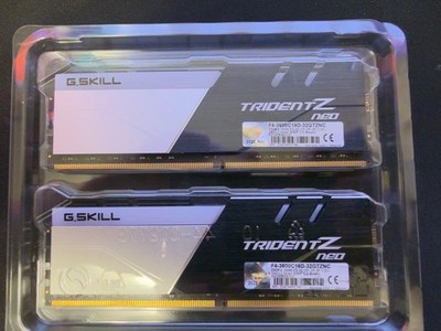 G. SKILL Trident Z Neo RGB 2x16gb 32gb total SDRAM DDR4 Memory