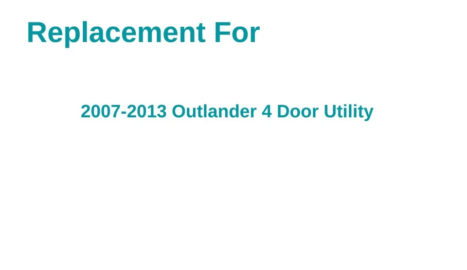 Heated Back Window Rear Glass Privacy For 2007-2013 Mitsubishi Outlander - Image 4 of 4