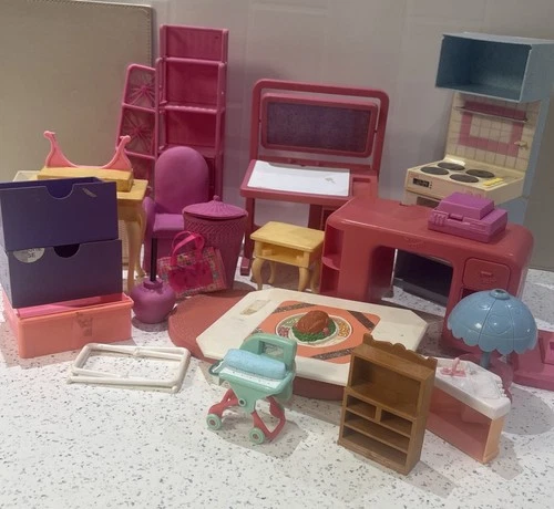 Vintage Bundle Sindy/Barbie Furniture & Accessories-Spares & Repairs - See pics