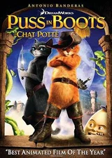 Puss In Boots (dw) - DVD -  Very Good - Antonio Banderas,Salma Hayek,Zach Galifi