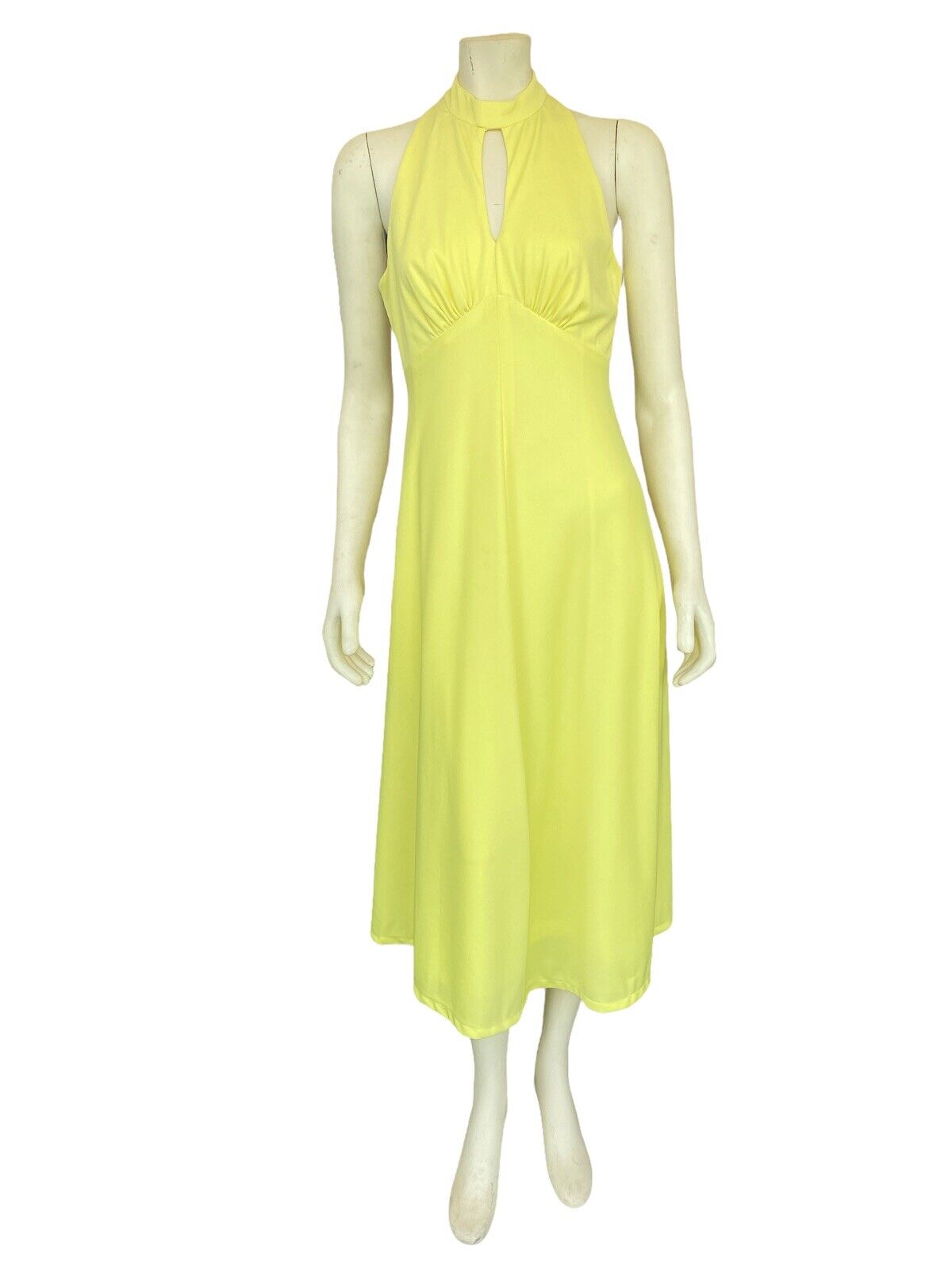 1960s yellow summer dress - image 1