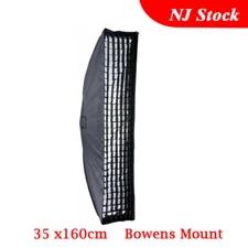 Godox 35x160cm Honeycomb Grid Softbox Bowens Mount Studio Strobe Camera Flash