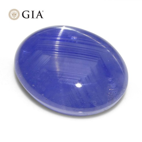 17.72ct Oval Double Cabochon Blue Star Sapphire GIA Certified Sri Lanka Unheated - Picture 10 of 16