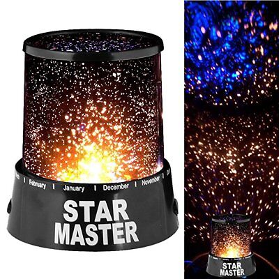 Lampada Proiettore Luci Led Cameretta Bimbi Effetto Galassia Cielo Stellato Star Ebay