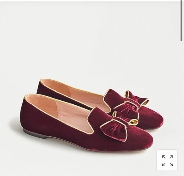 Burgundy smoking slippers clearance