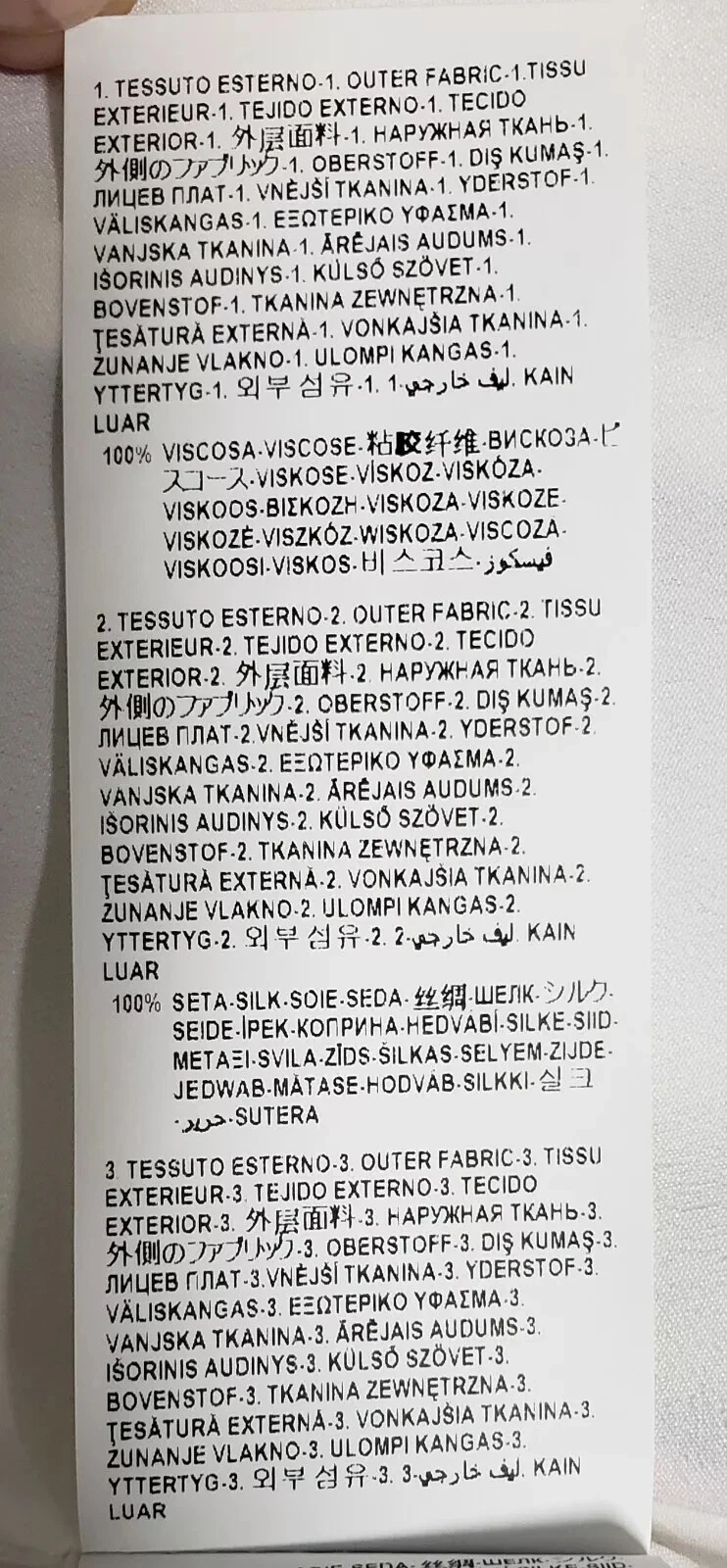 Abito A I 2016 Look # 42 Versace viscosa e seta 40 4